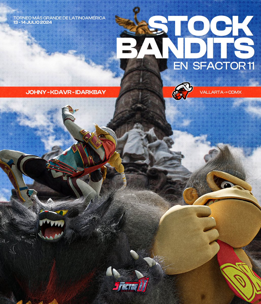 BanditsStock's tweet photo. NOS VEMOS EN SFACTOR 11🤠
3 de los bandidos estaremos por allá en el torneo más grande de Latinoamérica🫡 https://t.co/lZjdOw7NkL