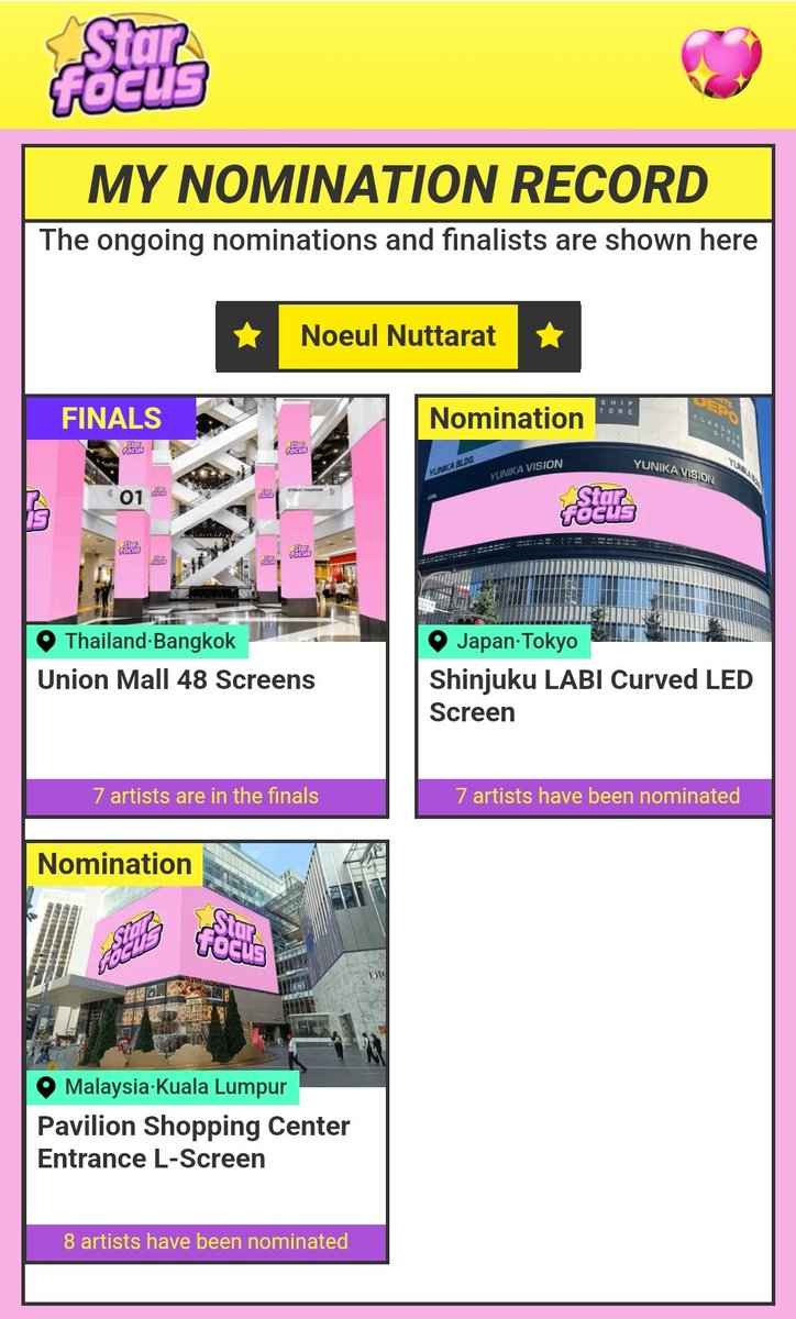 NoeulInterFC's tweet photo. ⚠️ #NoeulVotingAlert ⚠️
#NoeulHowToGuide
#MagentaBabe #BoNoH
@Noeul_lee6 #NoeulNuttarat #MagentaBoy is in the finals for 2024 Most Charming Spokesperson for the following LED:
🏆 Bangkok - Thailand 🇹🇭
Union Mall 48 Screens
🔗VOTING LINK:
https://t.co/baCrJ0HdBN
Voting Ends:
🗓️ July 17, 2024
⏰23:59 (BKK)
How to Vote
1️⃣ Open the website and login using Google account
2️⃣ Select the Finals Screen
3️⃣ Look for Noeul in the list of nominees.
4️⃣ Cast your votes. 3 free Votes Per Account Per Day per LED screen.
5️⃣ 3 additional votes per day per account for sharing tweet link.
6️⃣ You can buy more votes too.
For any questions, comment or DM.