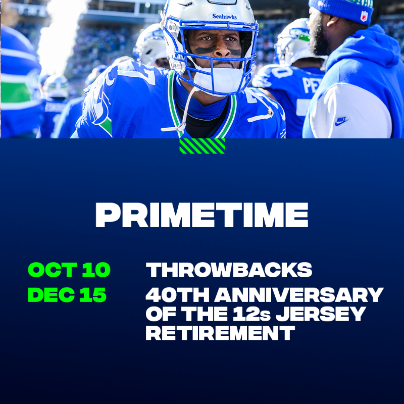 Seahawks's tweet photo. Our 2024 game themes just dropped. 🗓️

Which game are you most excited for?