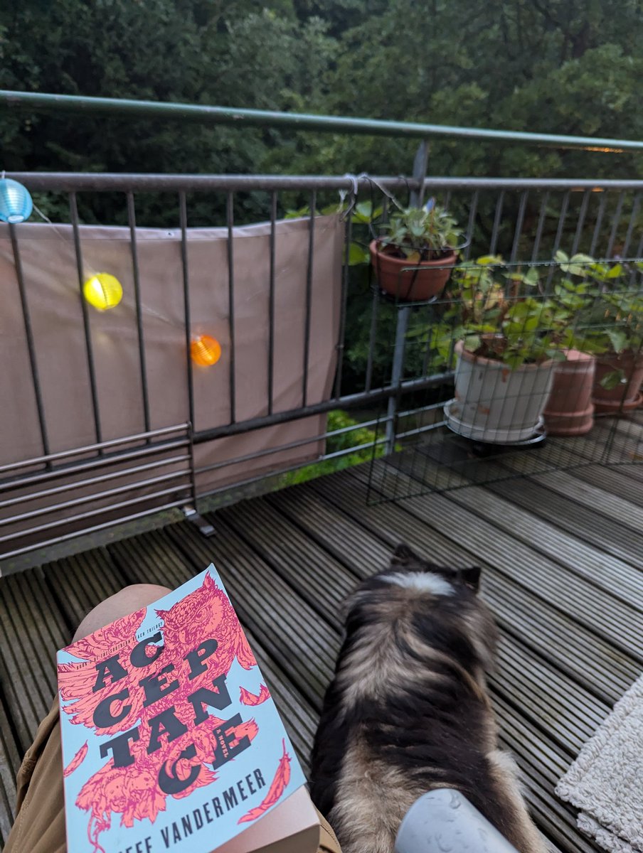 Thank you for writing this awesome trilogy, I'm enjoying it a lot <a href="/jeffvandermeer/">Jeff VanderMeer</a>!