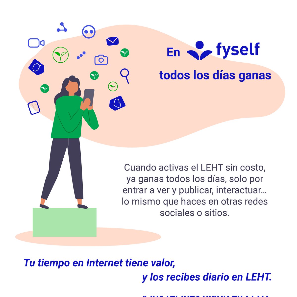 ¡Te lo advertimos! 😎
💙 En Fyself ganas  todos los días.

✅ Por interactuar y publicar 📲 en la plataforma obtienes al final del día una bonificación en Leth 🪙. Asimismo, puedes entrenar a tu Twin-H🦾.

¿Qué esperas para ser parte de nosotros? 😏
#ArtificialIntelligence