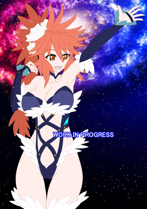 W@Y2nixonさんが
秋の絶ステで出す かなつば本に寄稿予定のイラスト
奏部分
基礎色塗ったのでここから仕上げ 