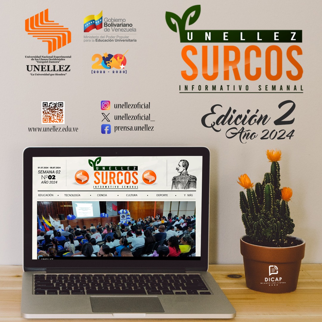 UnellezOficial_'s tweet photo. 🌱📰 Con agrado, hoy les presentamos la 2da edición de Surcos, el Semanario Informativo de la #Unellez. 

¡Te esperamos en las páginas de Surcos! 🧡 https://t.co/IH8Udt7WHk

#UnellezOficial #SurcosUnellez #Surcos2024 https://t.co/fmfEUCRTw7