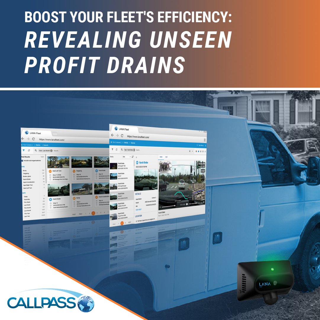 Don't let invisible inefficiencies eat your profits. Learn how to transform your fleet's performance!

LEARN MORE TODAY~ bit.ly/45ZKxGQ

_
#FleetManagement #FieldService #BusinessEfficiency #LANADashcams #CallPass #LANAfleet
