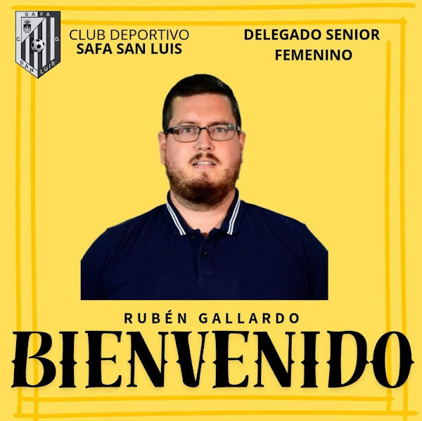 OFICIAL | Dios los cría y ellos se juntan. No podía ser de otra forma. A Emilio Soler y Javi Nowel se suma el bueno de RUBÉN GALLARDO.

La seriedad, la organización y la identidad del equipo estará asegurada con él.

El club portuense está, nuevamente, de enhorabuena.