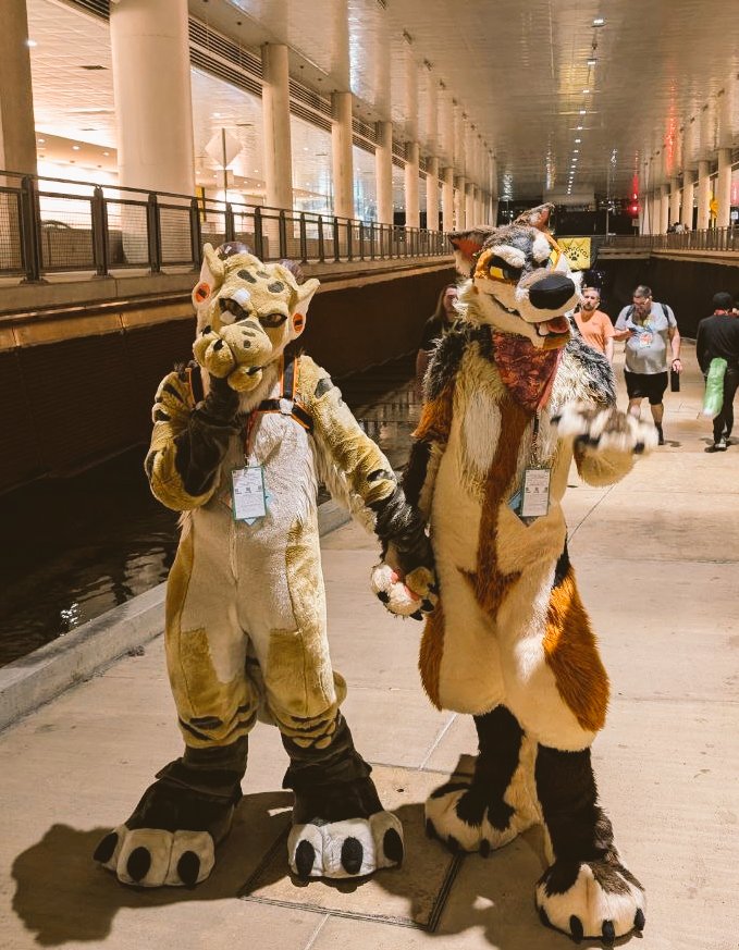 #Anthrocon #Anthrocon2024 one of my best anthrocon yet, thank you all for those warm memories, Being big animolz. Seeing friends, making new one. Aaah miss you all already 🥺❤️