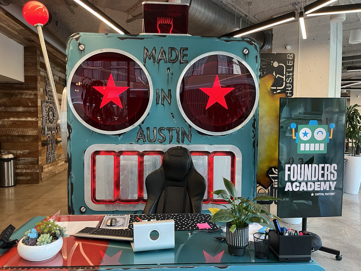 Loved <a href="/gordondaugherty/">Gordon Daugherty</a> today at #foundersacademy: Using a talent modality like freelancers or an agency to light an early startup is like turning a dial. Hiring full-time is like switching a light on. #capitalfactory