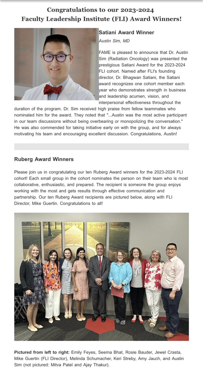 So proud of <a href="/A_CT_SimMDJD/">Austin Sim, MD JD</a> and his ability to simultaneously care for our newborn during q3h night feeds and excel in his leadership class!