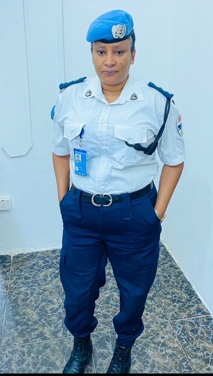 TheAlkambaTimes's tweet photo. Top female police officer Mariama Barry has been promoted to deputy superintendent of police. She is among the few female officers in the Gambia police force to achieve this rank, thanks to her exceptional leadership skills.

Barry has been a positive influence on many young women officers in the Gambia Police Force. She is a strong advocate for women's rights, empowerment, and equality. In 2018, she was honored with the Nelson Mandela Fellowship and proudly attended the program in Washington, DC, United States. 

Barry's policing career has been unwavering, and she is known for her advocacy for justice and equality in democratic policing. Her personal growth and impact on others reflect her dedication and determination to make a difference in pursuing a better future for her country and its people. 

Despite facing challenges, including an attack on her duty station in Nyala, Barry's willpower and determination have been unwavering. She continues to work passionately against violence targeting women and girls. With her unique approach to her work and strong sense of self-worth, she has the potential to become a leader in the Gambia Police Force. Her intelligence, courage, and willingness to speak out are a testament to her character.

Congratulations Ma’am!