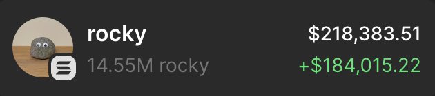 MagicDegenSOL's tweet photo. Sending 1M $ROCKY to a random follower

Drop your $SOL wallet &amp; retweet 🎁

~ 24 hours only ⏰ https://t.co/uZBgS3eqBc