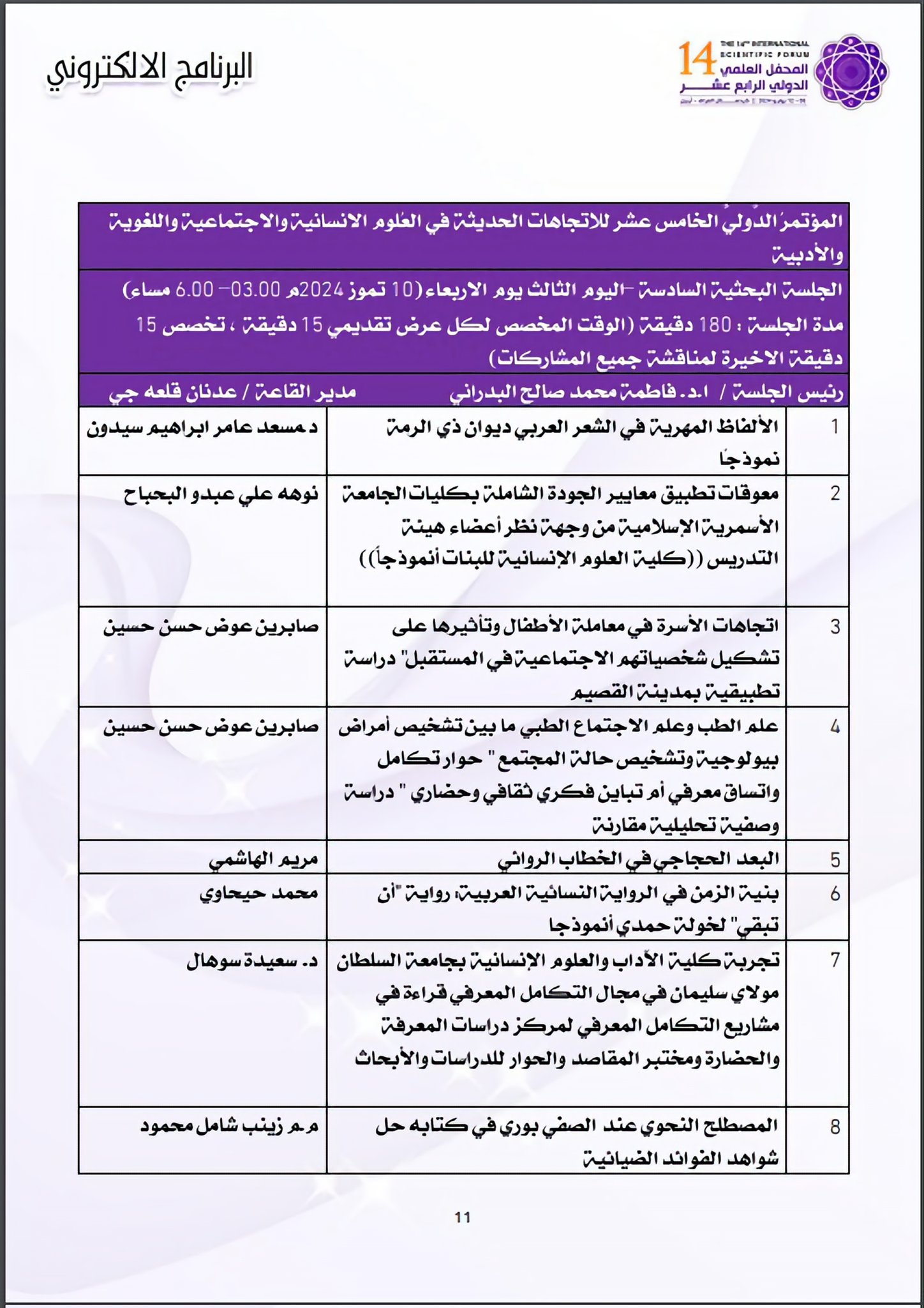 جامعة المهرة ومركز اللغة المهرية يشاركان في المحفل الدولي الرابع عشر بجامعة أربيل