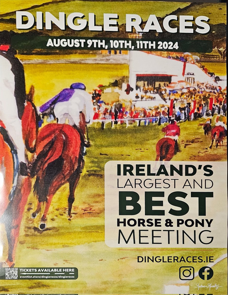 Ráiseanna Daingean Uí Chúis 2024 - Dingle Races Ireland's Largest &amp; Best Horse &amp; Pony Meeting - August 9th, 10th &amp; 11th 2024