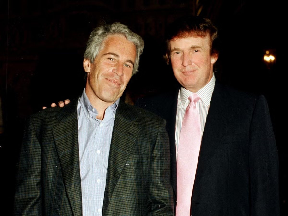 RpsAgainstTrump's tweet photo. MAGA hates it when you talk about it, but the records show that Donald Trump flew on Jeffrey Epstein's plane 7 times. https://t.co/YARg3GDoz1