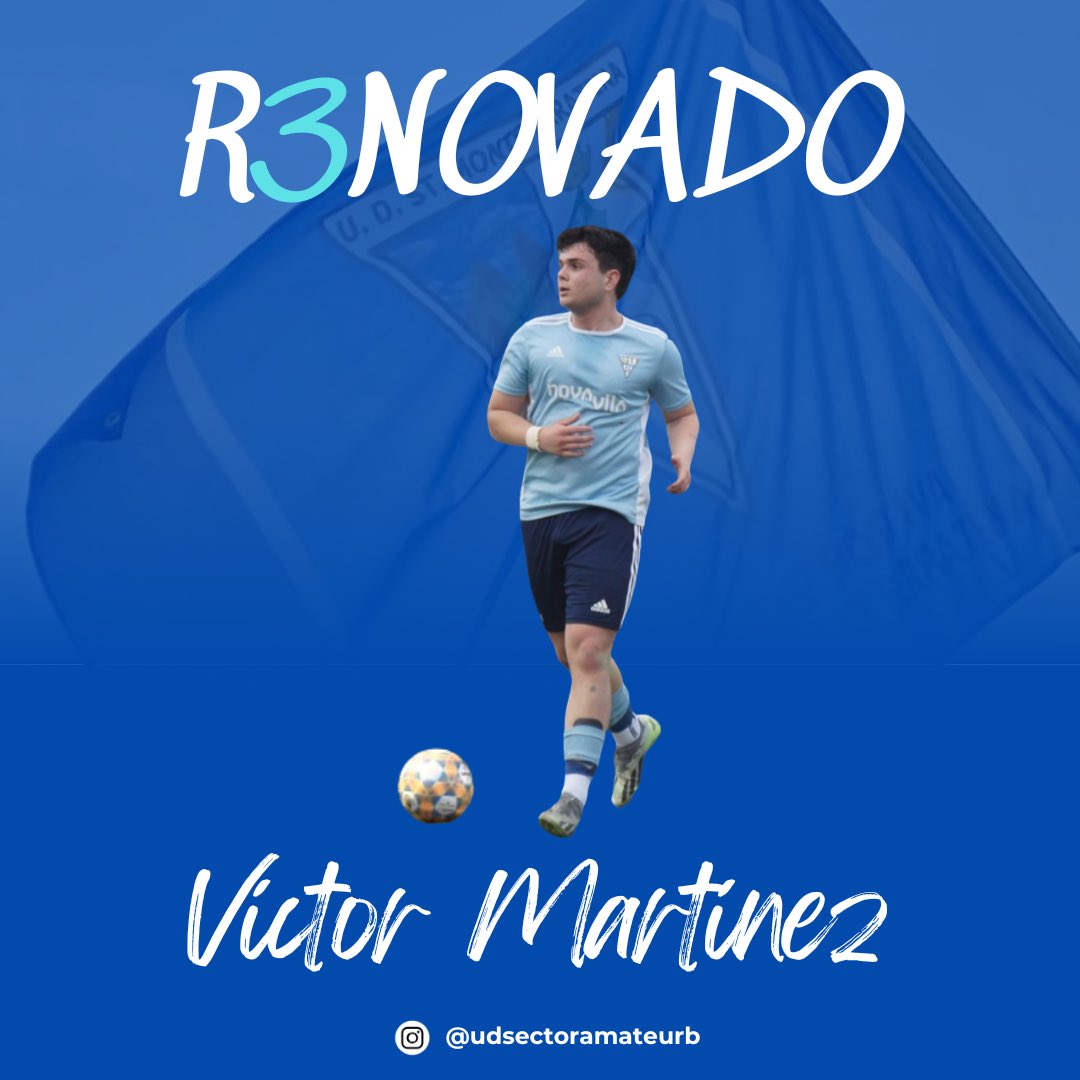 udsectorm's tweet photo. FILIAL | ✍🏻
🤝🏻 El extremo Víctor Martínez seguirá una temporada más en el Filial.
#VamosSector https://t.co/7Ro27HOhYn