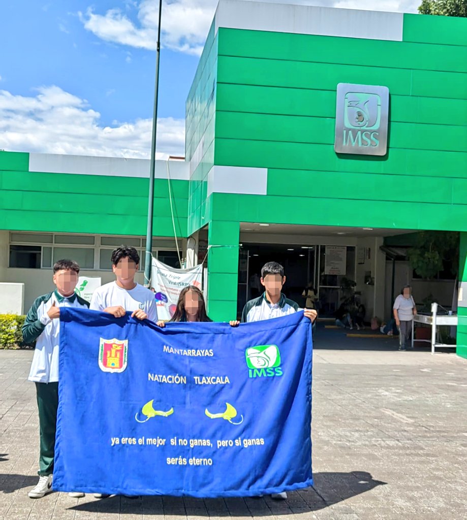 tlaxcalaIMSS's tweet photo. La titular del #IMSSTlaxcala, Dra. Aurora Treviño, abanderó los grupos representativos de natación, taekwondo y basquetbol que participarán en la 4ta. edición de los "Juegos Deportivos Nacionales #ODEIMSS" en el Centro Vacacional IMSS #Oaxtepec. 
¡Mucho éxito a los deportistas! https://t.co/kP5B8NIwvn