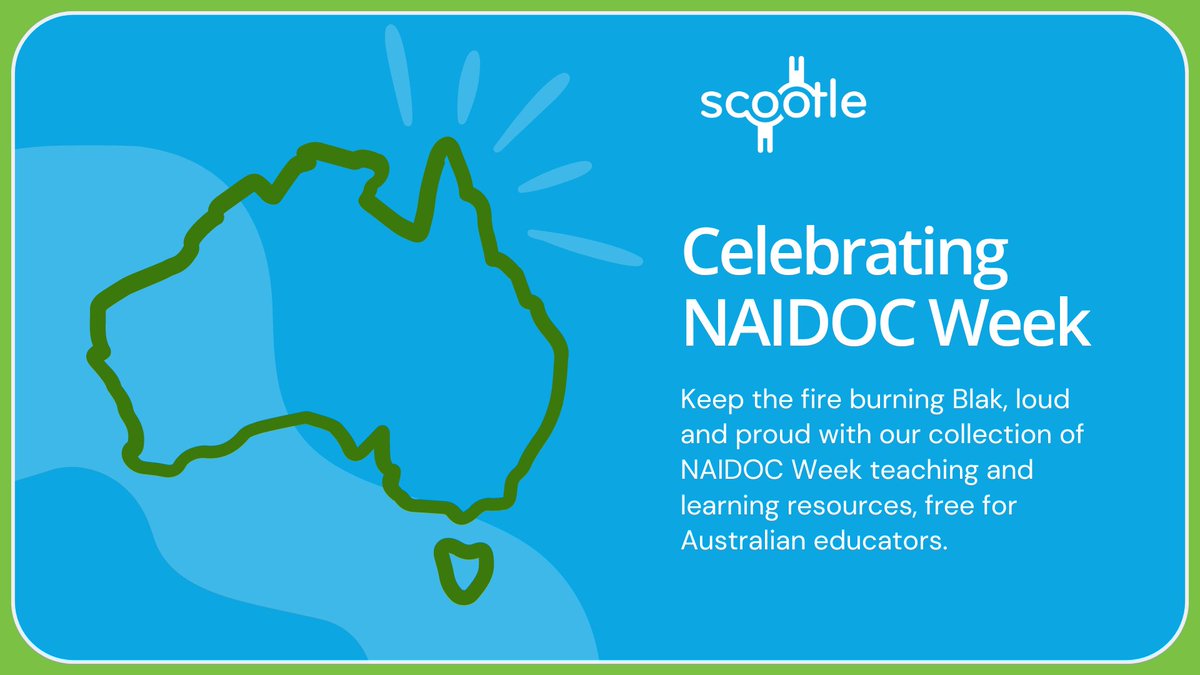 Keep the fire burning Blak, loud and proud this NAIDOC week with our collection of resources that help you celebrate and recognise the history, culture and achievements of Aboriginal and Torres Strait Islander peoples in your classroom:

ow.ly/7zPx50SyuGx