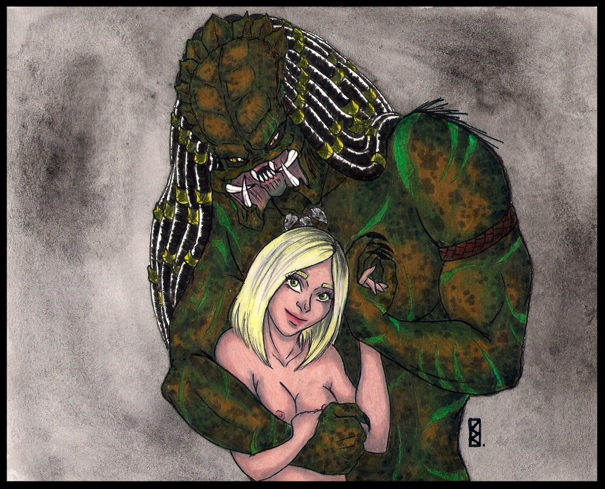 FoxKrissten's tweet photo. "Hugs"
(Yup, I'm still alive)
#predator #yautja #xenophilia #monster #myart https://t.co/yZea1mUyid