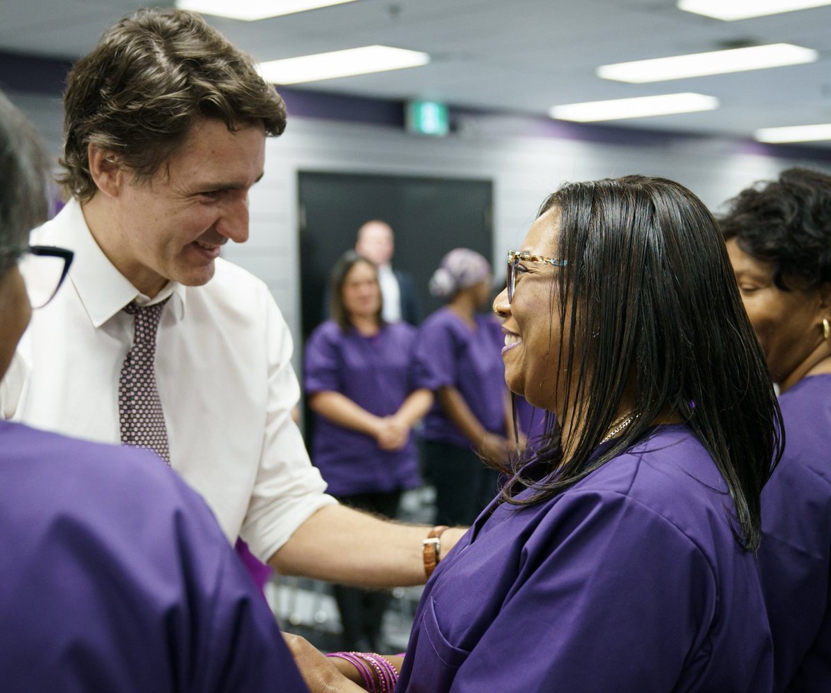 liberal_party's tweet photo. We’re investing to support our health care workers and deliver better services for all Canadians.

Pierre Poilievre would make cuts to public health care. https://t.co/SuNuz2aOzC