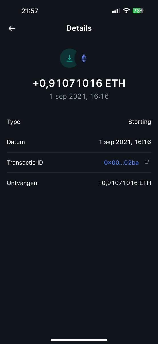 mathisvhw's tweet photo. @birbcs @Krieke_CSGO Sorry 1st of september 2021, goodnight miss crypto 😙 https://t.co/uCtskRDfhL
