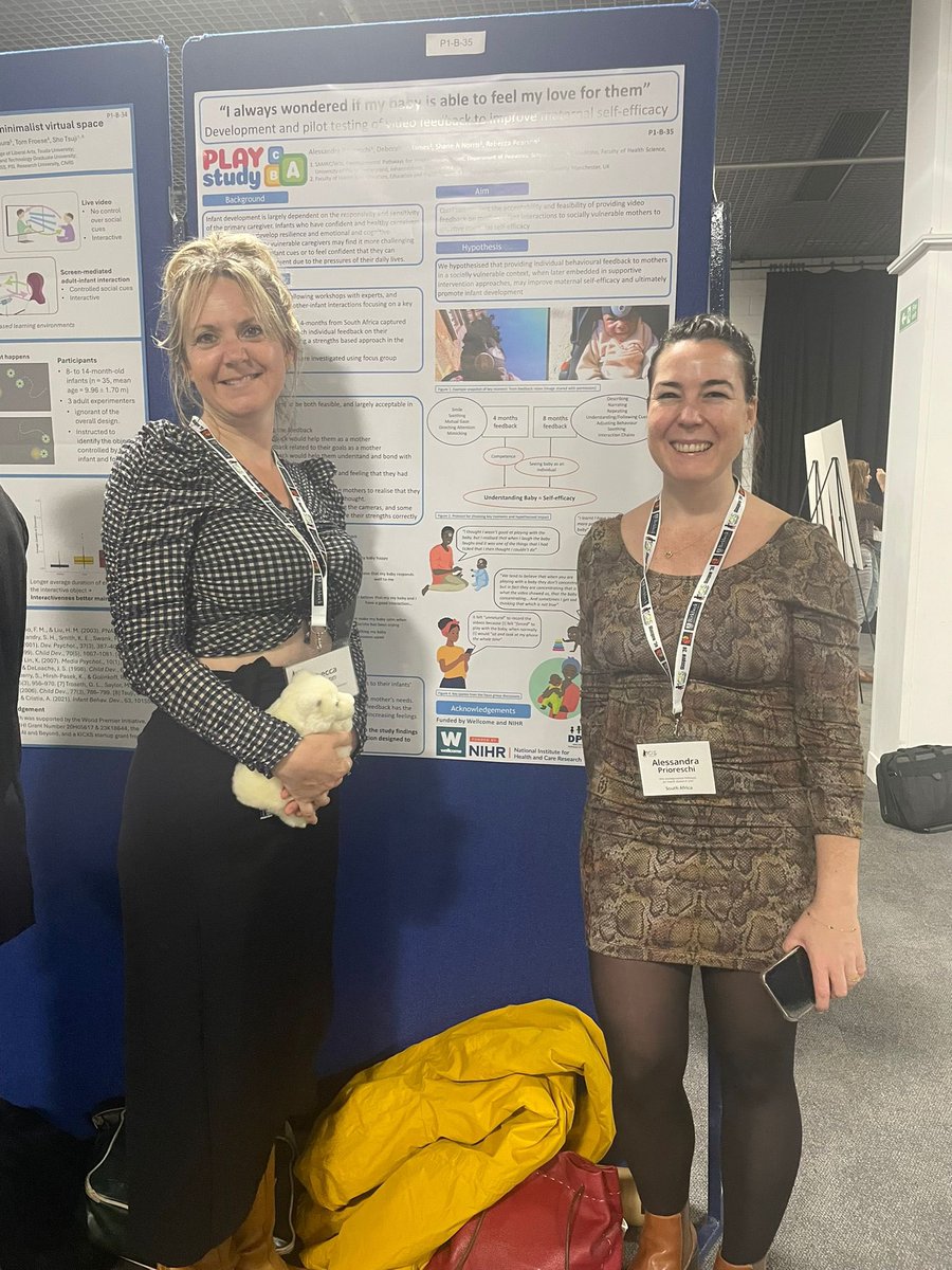 AlessandraPrioreschi (@a_prioreschi) on Twitter photo We were excited to share some pilot findings from the #PLAYStudy at #ICIS2024 showing that video feedback may be an effective tool for improving maternal self efficacy in South Africa. RCT results to follow soon!! <a href="/RebeccaMPearson/">Rebecca Pearson</a> We were excited to share some pilot findings from the #PLAYStudy at #ICIS2024 showing that video feedback may be an effective tool for improving maternal self efficacy in South Africa. RCT results to follow soon!! <a href="/RebeccaMPearson/">Rebecca Pearson</a>