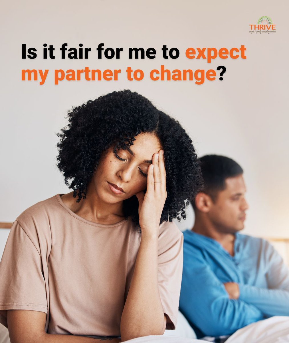 Change should be something that is ideally discussed and navigated by both partners. Going through major life changes are actually common spots for couples to start to get caught in negative cycles. Learn how we can help here: buff.ly/3kO1ttM