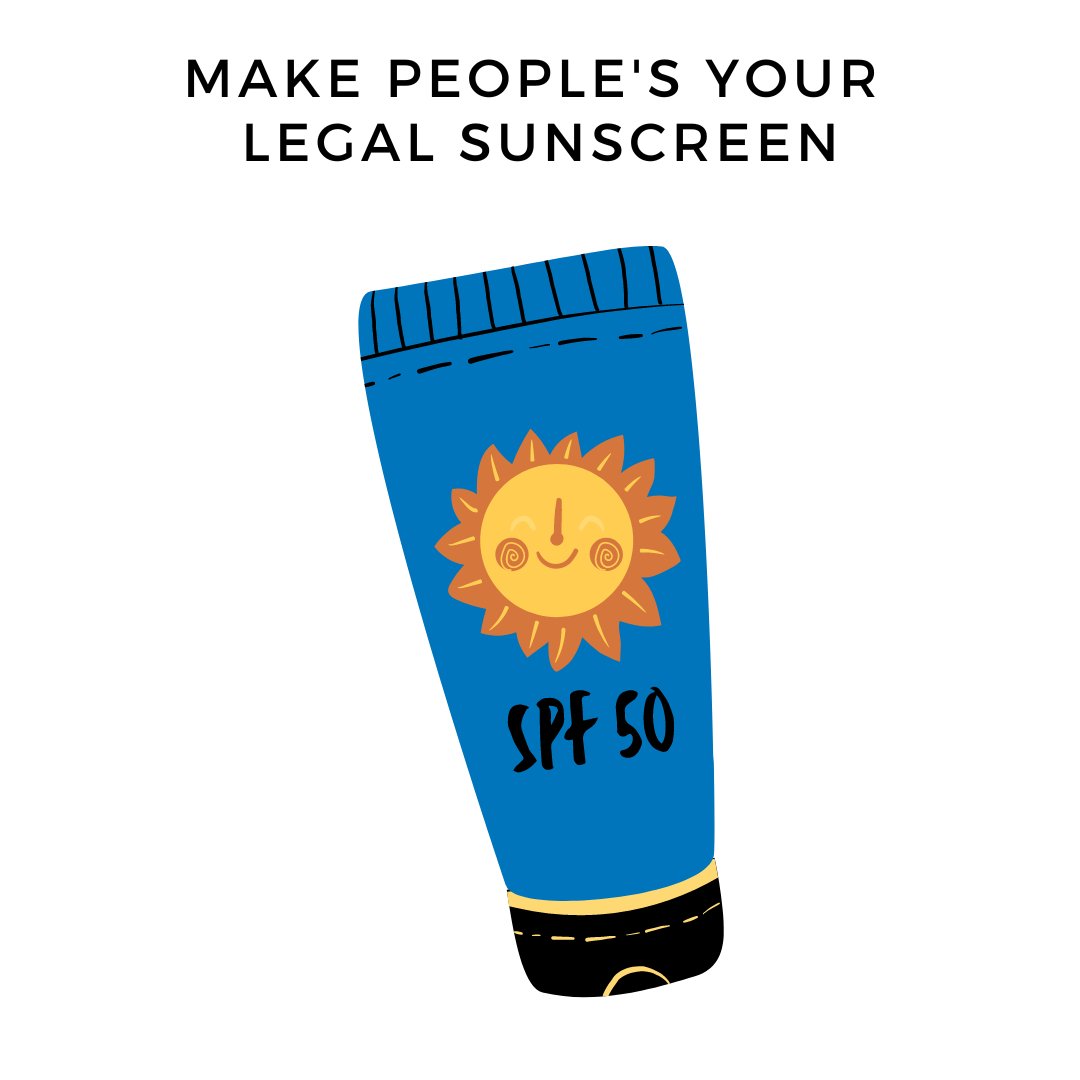 Why get burned? #startwithpeoples for any everyday legal problem in British Columbia. Slather up at peopleslawschool.ca