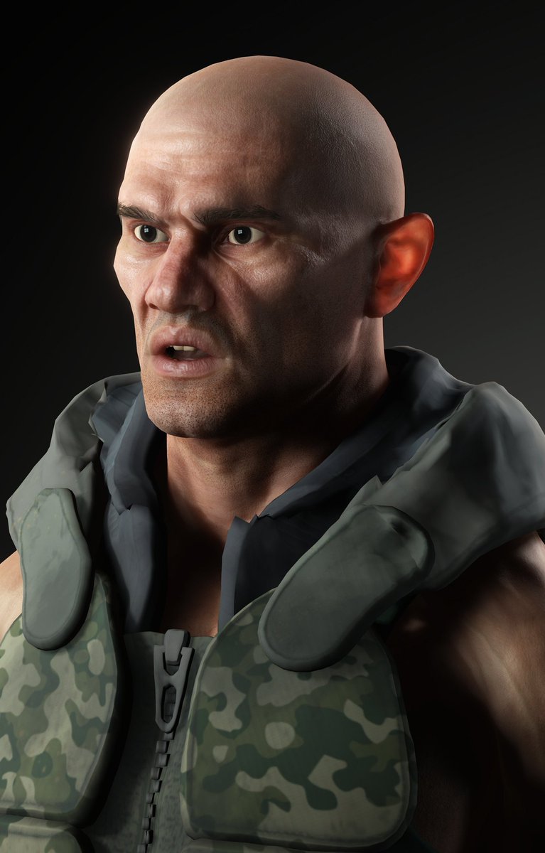 atonizer's tweet image. Renegade Soldier. | #3danimation #game #character for #games #animation #filmproduction l #ue5 #art #3dart #soldier #warrior #artwork #digitalart #22cine
