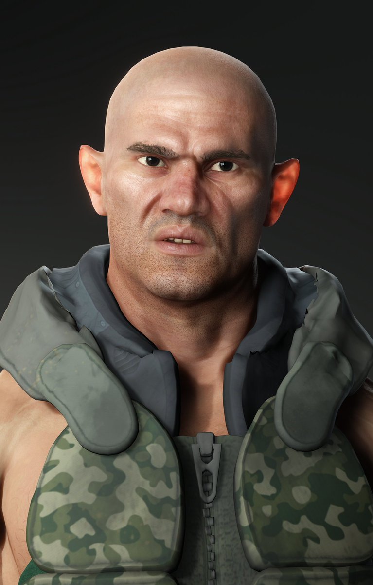 atonizer's tweet image. Renegade Soldier. | #3danimation #game #character for #games #animation #filmproduction l #ue5 #art #3dart #soldier #warrior #artwork #digitalart #22cine