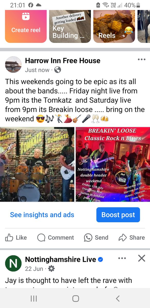 kerrymathie's tweet photo. This weekends going to be epic as its all about the bands..... Friday night live from 9pm its the Tomkatz  and Saturday live from 9pm its Breakin loose ..... bring on the weekend 😎🎶🕺💃🎸🎤🥂🍻 https://t.co/SGjh6JsRxm