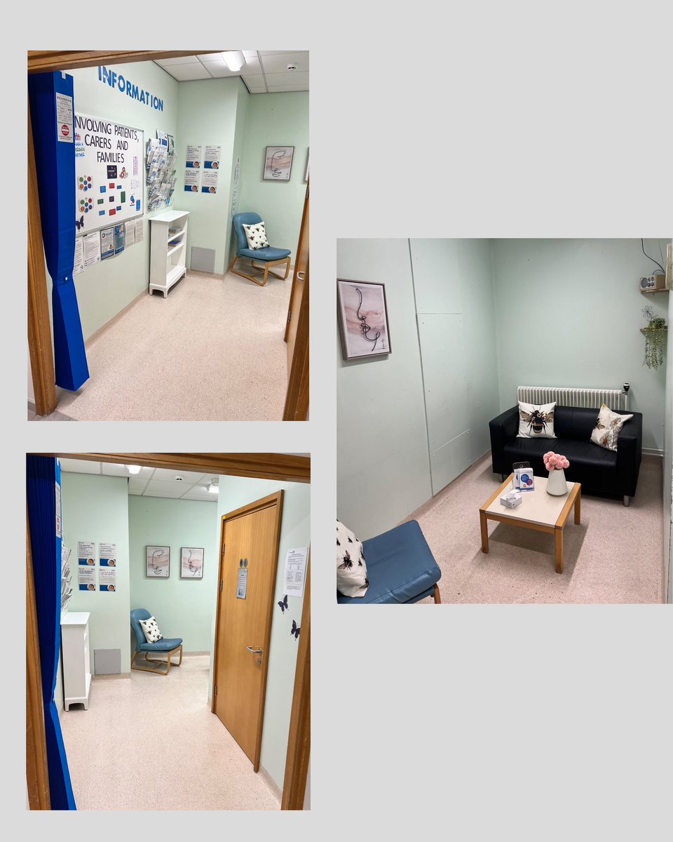 AMU_NMGH's tweet photo. Small changes but such a difference! 
AMUs new &amp; improved Relatives Room🦋 https://t.co/rTmA1B635C