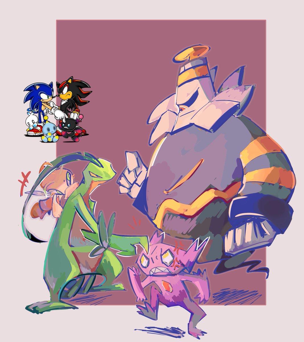 scribzag24's tweet image. i love sonic official artwork