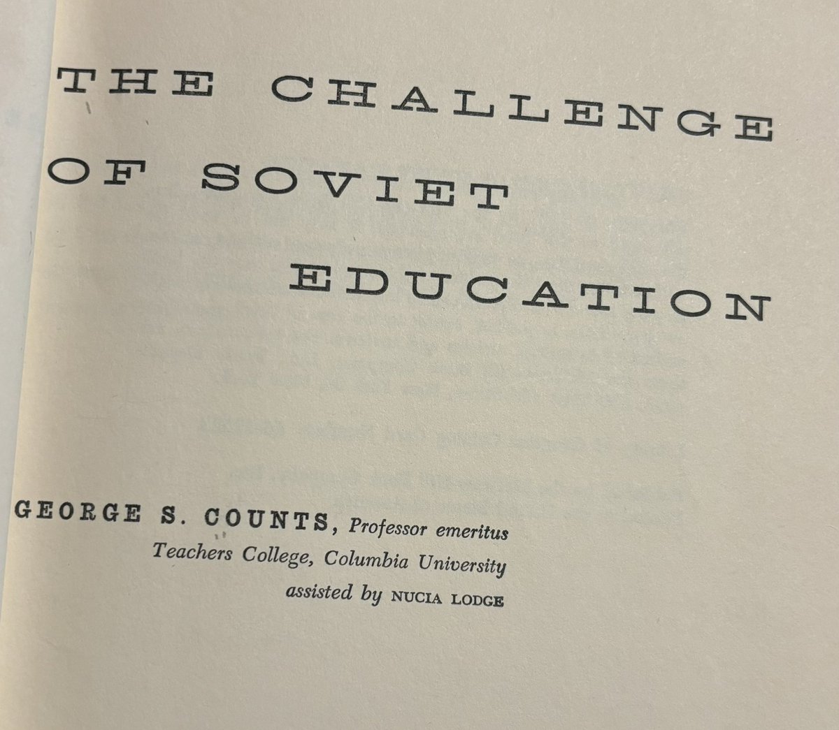 Thinkb4Learning's tweet photo. “The combination of 'work with the mind’ and ‘work with the hand’
is perhaps the most fundamental conception in the Marxian theory of education.” 

“The conception has lived through the years of Soviet power in the slogan ‘union of theory and practice.’”- #GeorgeCounts

#Praxis https://t.co/E7Sg6sYgpl