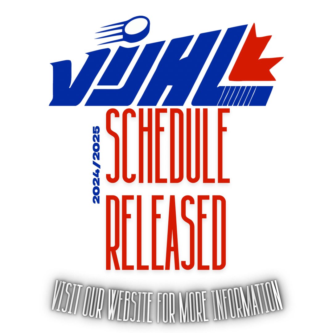 The 2024/2025 VIJHL season has been released. Please visit our website at vijhl.com and click on our most recent post to view the press release!