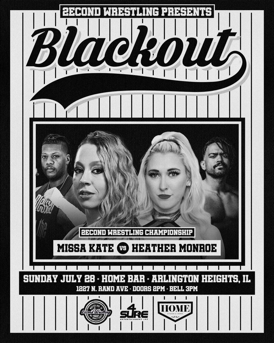 2econdWrestling's tweet photo. 🚨ONLY 16 RINGSIDE REMAIN🚨

- @MissaKate23 v @Heatherisme 
- @AJFrancis410 v @OneManDynasty_ 
- @Skyebyee v @TheJordanKross 
- @thebombshelly v @blairxyno 

🎟️ https://t.co/gU41iBhAcA 🎟️ https://t.co/ZOmhLySPFQ