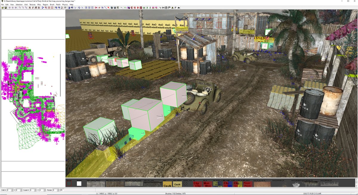 I'm making the cod 5 mp_hangar map