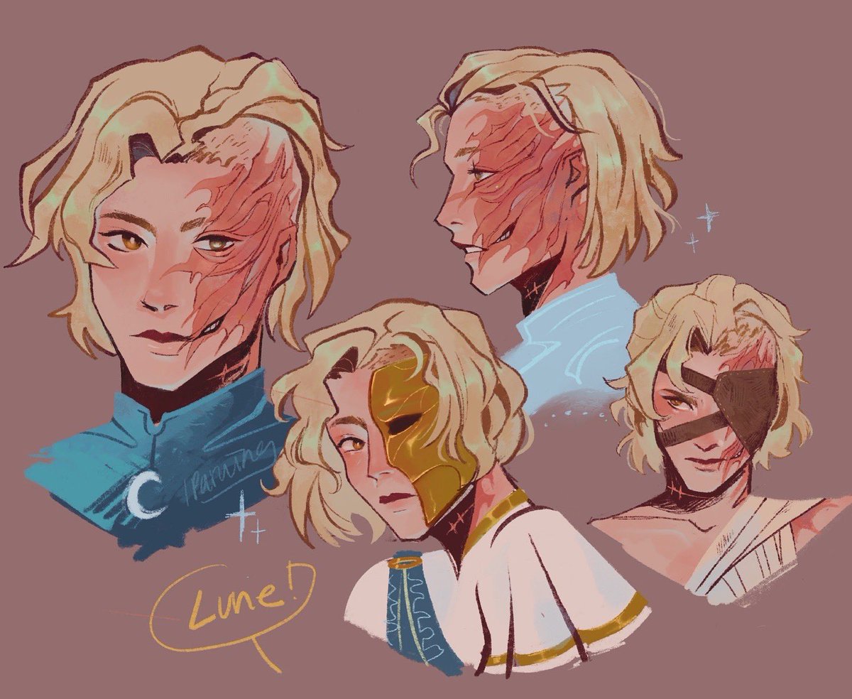 CW: scars 
I mourn the potential Lysander’s scars had for scifi mask aesthetics 🌙