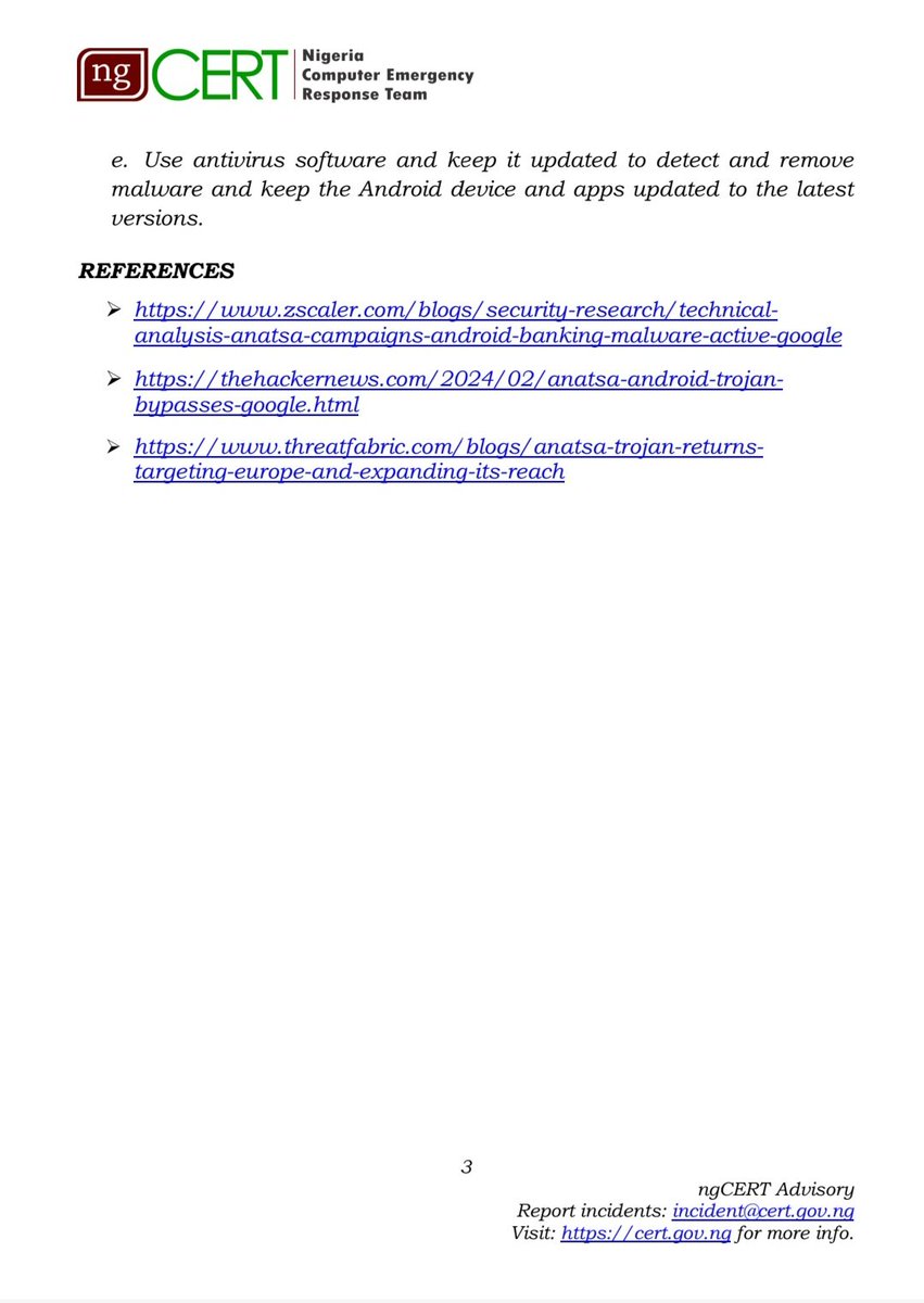 ngCERTofficial's tweet photo. A new version of a banking trojan targeting android devices is in town. This trojan is masquerading as a PDF or QR code reader on App Store to steal banking credentials and financial information from unsuspecting users. Over 70,000 devices are infected already. https://t.co/3jBD0QdT8H