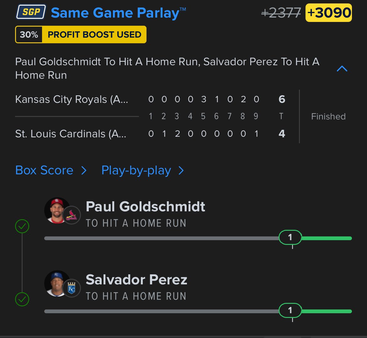 GarageGuyChase's tweet photo. PAULY SENT IT TO THE MOON 💰
#BASEBETS https://t.co/zu1AWMdsMX