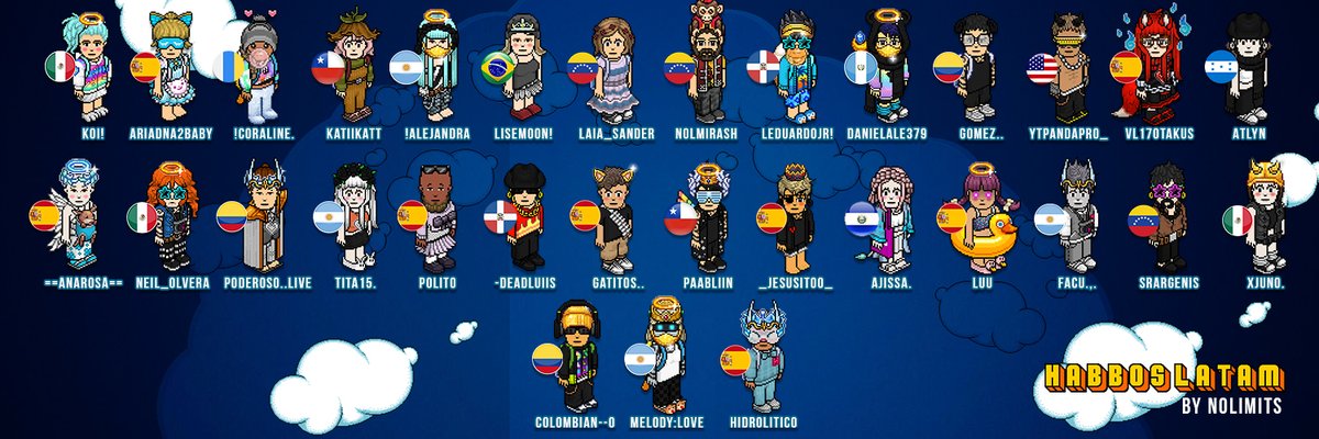 ¡𝐍𝐮𝐞𝐯𝐚 𝐏𝐨𝐫𝐭𝐚𝐝𝐚 𝐝𝐞 𝐏𝐚𝐢́𝐬𝐞𝐬! 20 ganadores 🏆
¿Te gustaría salir en esta edición? 

Para participar:
☑️Sigueme
☑️Like o RT a este post
☑️Deja tu Habbo Nombre + El país de donde seas

Los ganadores serán elegidos al azar
<a href="/Habbo/">Habbo</a> #Habbo <a href="/ESHabbo/">Habbo ES/MX</a>