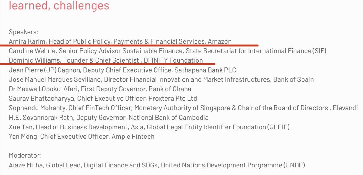 markus_AI_'s tweet photo. Crazy  that wasn‘t mentioned yet, that the Head of Amazon financial services was also participating at the point zero discussion with @dominic_w 🤯 
I already told you 3 months ago that @JanCamenisch mentioned that they already talked to #AWS and they where pretty interested. $ICP #UTOPIA