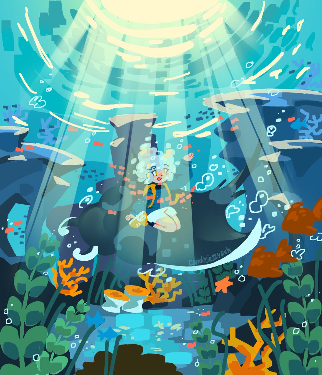candyje11yfish's tweet photo. revenge on @drawstringhoodi 🌊🫧🪸
[#artfight #artfight2024] https://t.co/aOCuvr4sDg