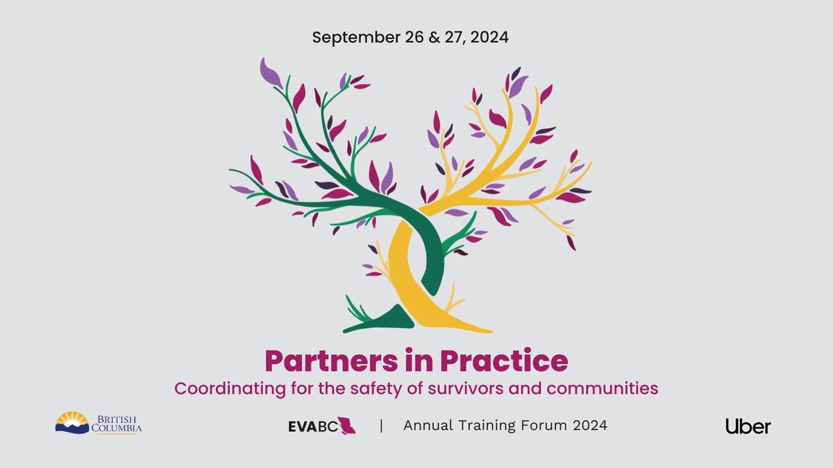 🌿 We are thrilled to share that our ATF is now open for registration! Happening on Sept 26 &amp; 27, this year's  focus highlights the importance of coordination across communities &amp; sectors as we work towards safer outcomes. 

Learn more by visiting: endingviolence.org/annual-trainin…