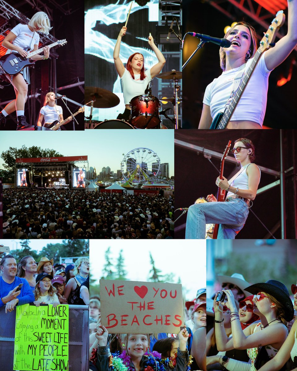 equidemm's tweet photo. @thebeaches at the @calgarystampede last night! 
Shot for @Hidden_Beats ✨ https://t.co/RhoH179JAJ