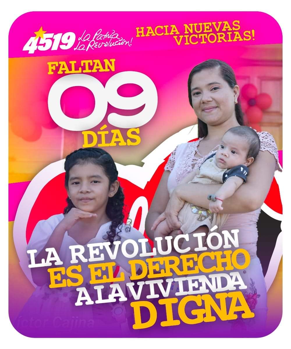 Ya solo nos faltan nueve días para celebrar a lo grande nuestro #4519LaPatriaLaRevolucion❤️🖤🇳🇮