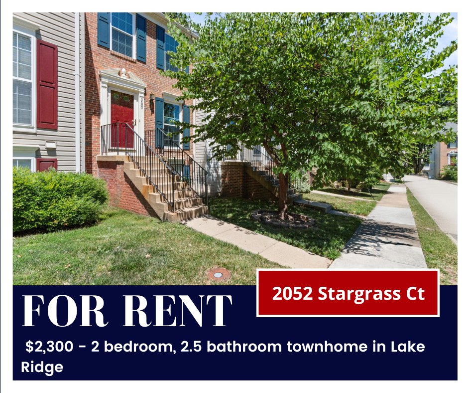 LuckenbaughGrp's tweet photo. Cute Lake Ridge townhome available for rent! Head to our website to learn more: https://t.co/Z1y4BcHlsA https://t.co/OswFQK80j1