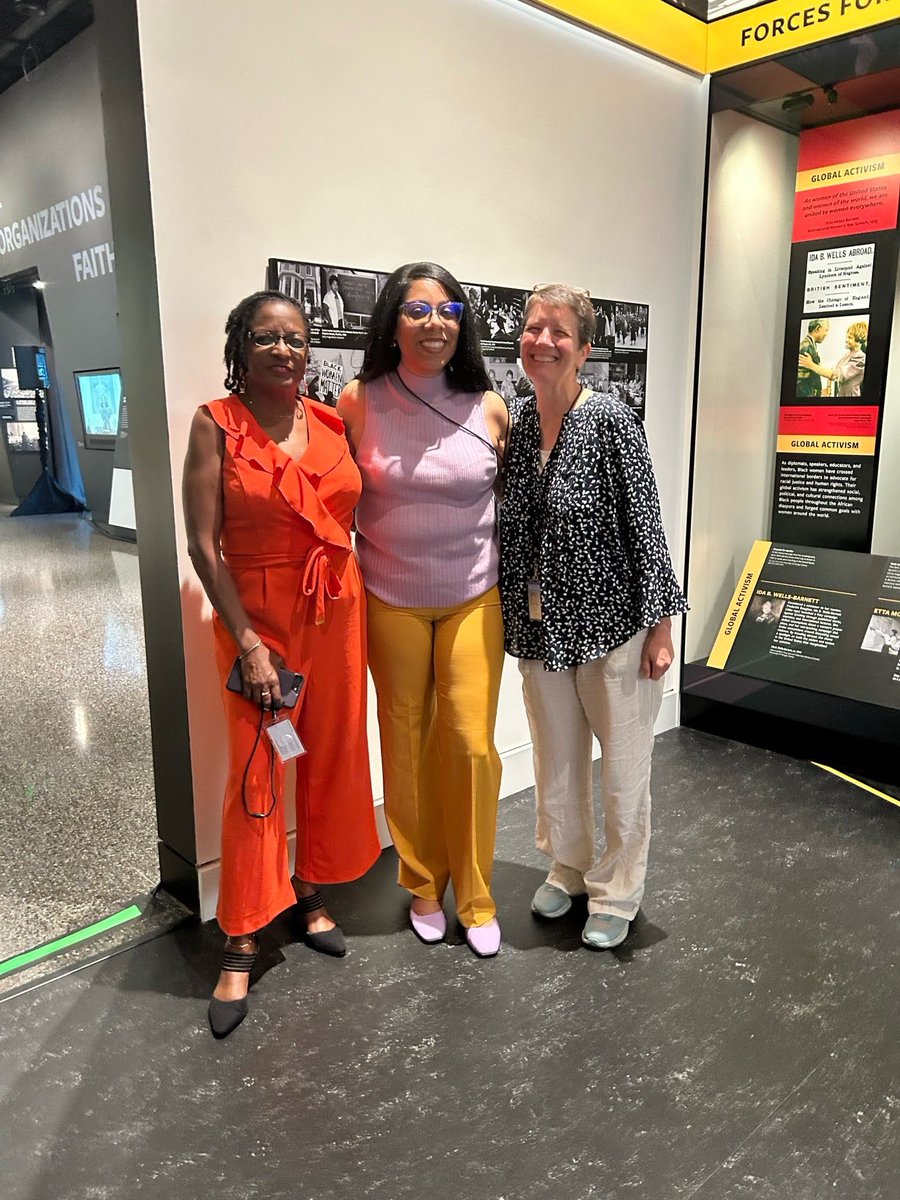 theglamacademic's tweet photo. At the end of my second year in my PhD program, I declared that I wanted to turn my (future) dissertation into a museum exhibit. Today, it happened! Very blessed, grateful, honored.

“Forces for Change: Mary McLeod Bethune and Black Women’s Activism”opens to the public on July 19 https://t.co/84M7cvIQAV