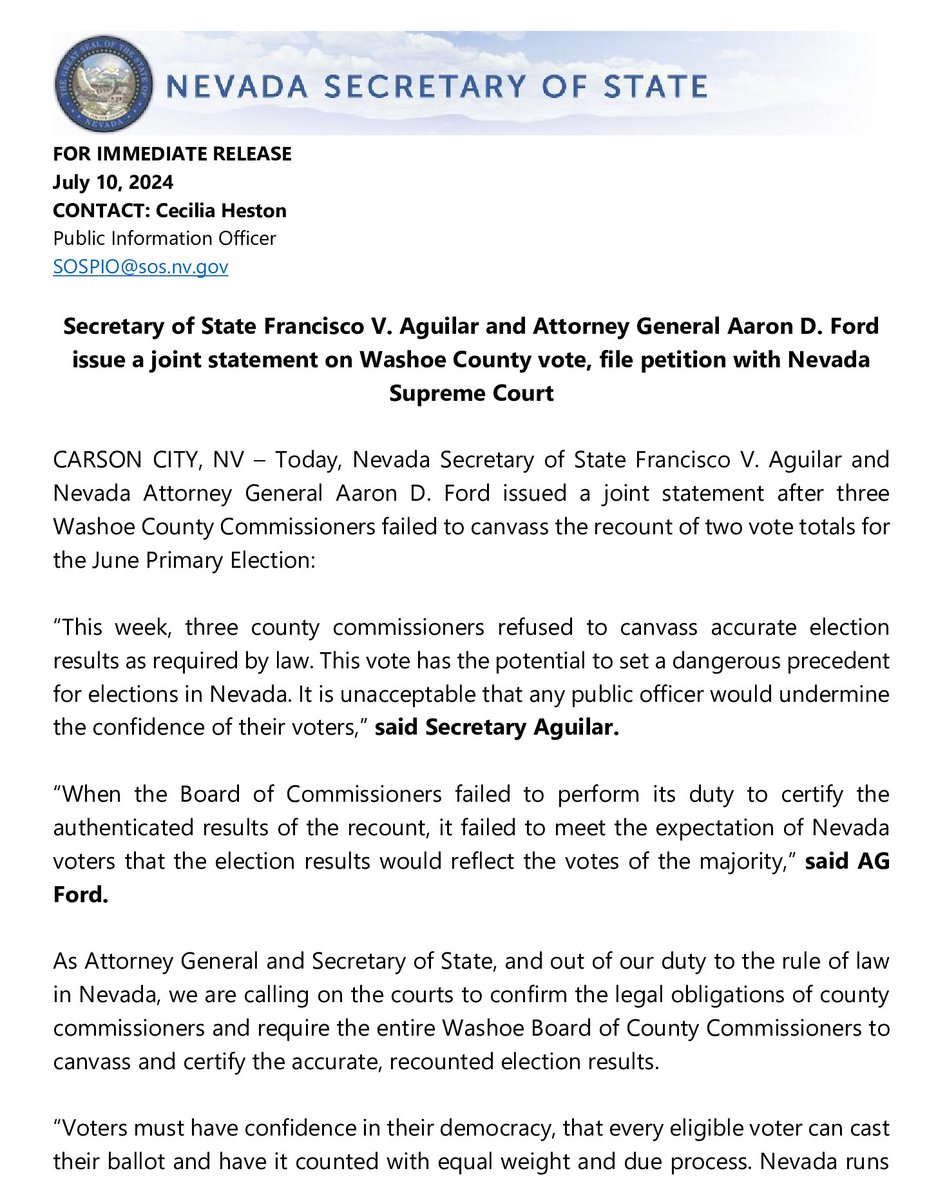 NV Sec of State tweet media