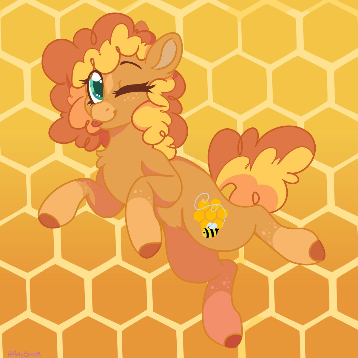 ArtzSimple's tweet photo. BumbleSweet 🐝🍯🐝 #mlp https://t.co/Tt2oQCPb6M