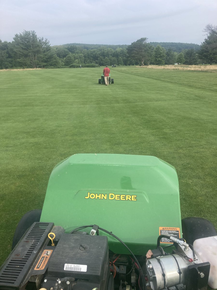 When your turfgrass is this gorgeous, never let up and keep your foot on the pedal by venting and doing everything you can to maintain the excellence of your agronomic program. Oh yeah, and don’t forget the Dark Venom too! It’s f-in hot this summer!⁦<a href="/ValleyGreenUSA/">Valley Green</a>⁩