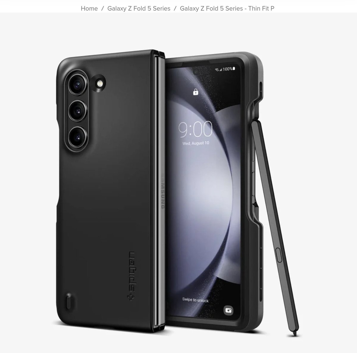 hn_kool's tweet photo. @SpigenWorld @SpigenWorld Are we going to get this style for the fold 6? I really want to be able to carry my S-Pen with the device. It's also convenient for opening the phone. https://t.co/qCXa6nTFtG